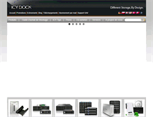 Tablet Screenshot of icydock.fr